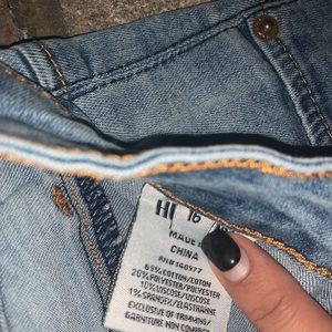 Hudson jeans folded